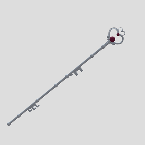 Sailor Pluto's Garnet Rod